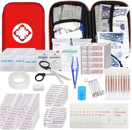 Car First Aid Kits 275pcs Survival Gear Home Travel Size Small Emergency Kit ...