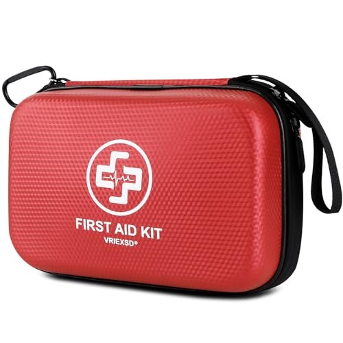 Vriexsd Premium First Aid Kit, 320 Piece Waterproof Hard Shell Eva First Aid ...