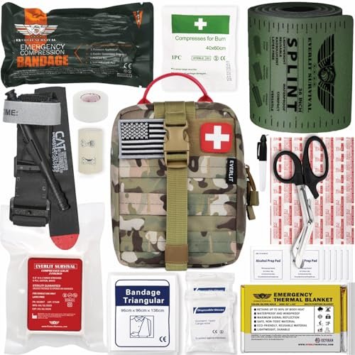 Everlit Emergency Trauma Kit, Cat Gen-7 Tourniquet 36