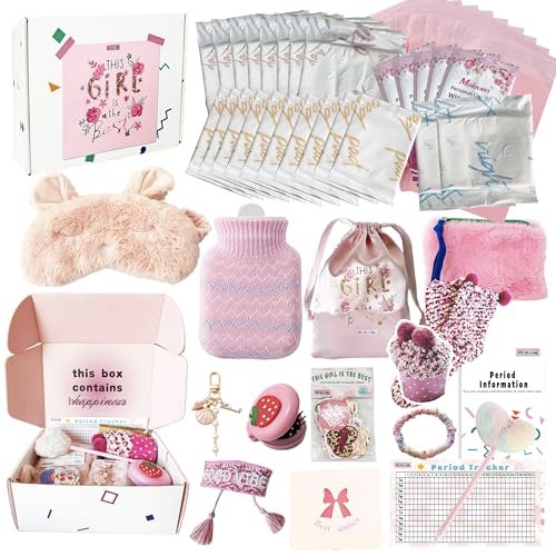 First Period Kit For Girls 9-12 | 50 Pc Multipieyo Teen Preteen Tween Period ...