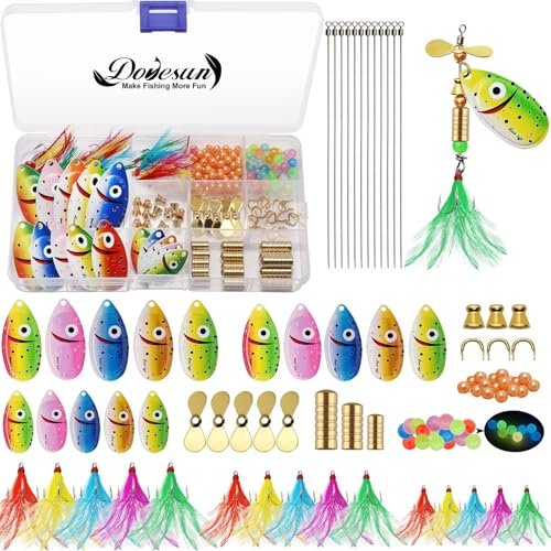 Dovesun Fishing Lure Making Kit Diy Spinner Making Kit, Inline Spinner Baits ...
