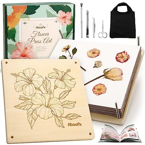 Aboofx Flower Press Kit, Craft Kits 11