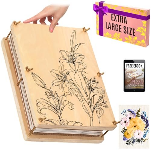 Extra Large Flower Press Kit For Adults And Teens