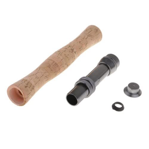 Teamwill Fly Fishing Rod Handle Composite Cork Grip Rod Building And Seat Set...