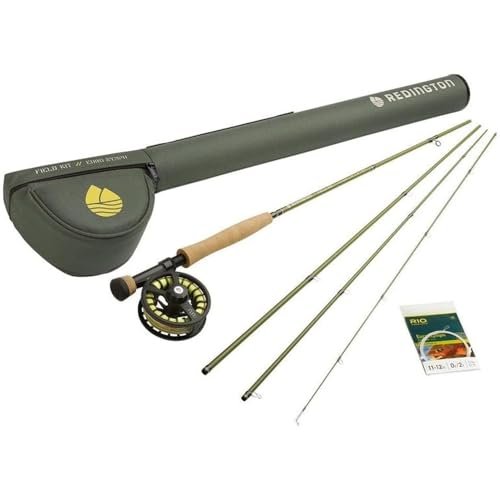 Redington Euro Nymph Fly Fishing Field Kit, 10' Medium Action Rod And Run Ree...