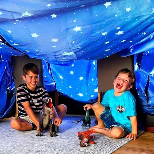 Molcey Blanket Fort Building Kit For Kids 4-8 8-12+