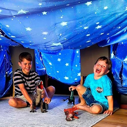 Molcey Blanket Fort Building Kit For Kids 4-8 8-12+