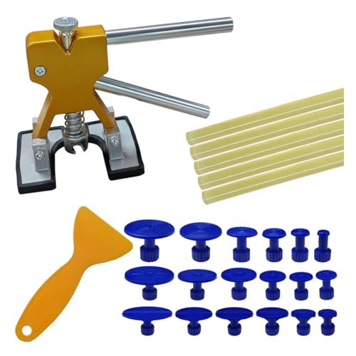 25pcs Car Dent Puller Kit, Car Body Dent Repair Tools, Paintless Dent Lifter ...