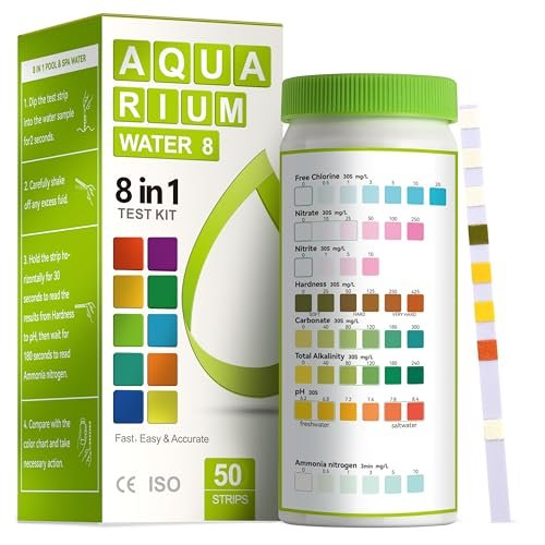 Aawipes 8-in-1 Aquarium Test Kit For Fish Tanks