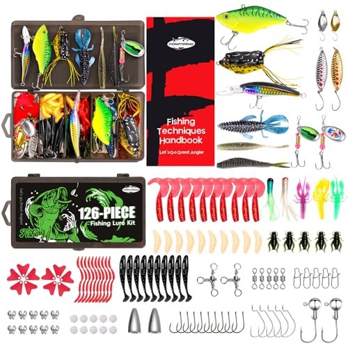 Fonmang 126pcs Fishing Lures