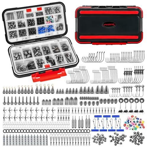 Madbite By Kastking 400-pieces Freshwater Terminal Tackle Kit, Endorsed By Fi...