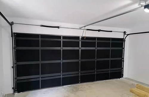 Coll7aws Reflective R8 Black Poly-foam Garage Door Insulation Kit 2 Car 16x7 ...