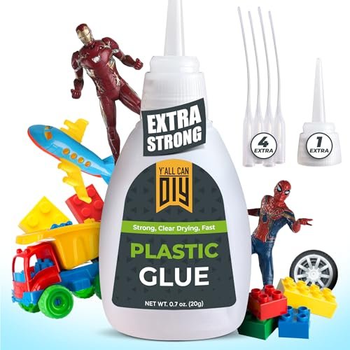 Y'allcandiy Super Glue For Plastic 20g (0.7 Oz)
