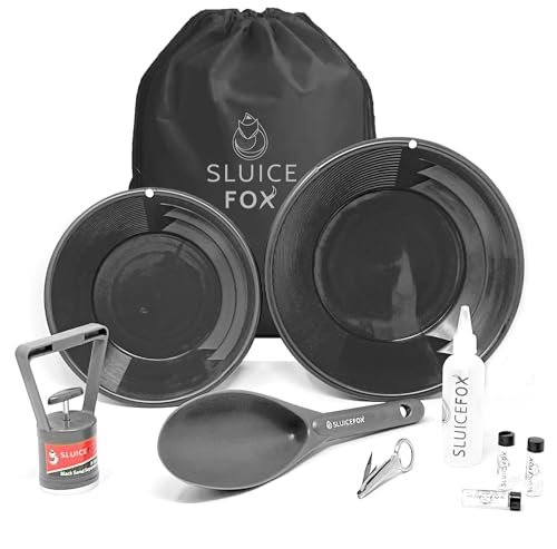 Gold Rush Panning Kit With Carry Bag; 10-piece Prospecting Tools For Adults A...