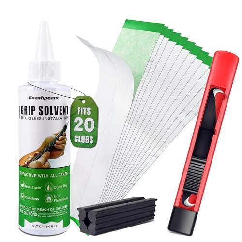 Goashpeaot Regripping Fits 20 Golf Clubs Professional Golf Grip Kit, Inlcudes...