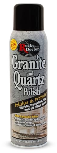 Rock Doctor Granite Polish Spray And Surface,18oz.can Polish Tile, Marble, Ki...