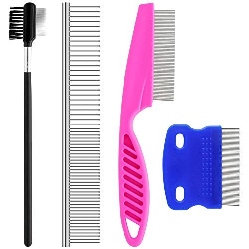 Gubcub Pets Grooming Comb Kit For Small Dogs Puppies For Tear Stain Remover, ...