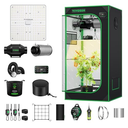 Vivosun Giy Smart Grow Tent System 2x2, Wifi-integrated Grow Tent Kit, With A...