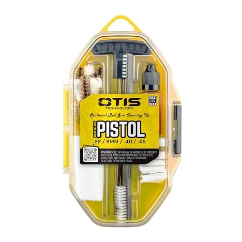 Otis Multi Caliber Pistol Cleaning Kit, Includes Brass Rod, Bore Brushes, Pat...