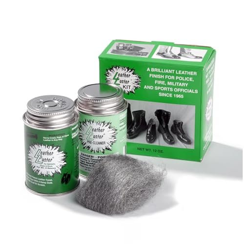 Leather Luster High Gloss Finish Shoe Cleaner Kit | Leather Cleaner And Condi...