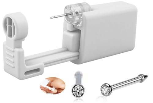 Nose Piercing Kit, Nose Pierce Kit Nose Piercing Gun Self Nose Piercing Gun K...