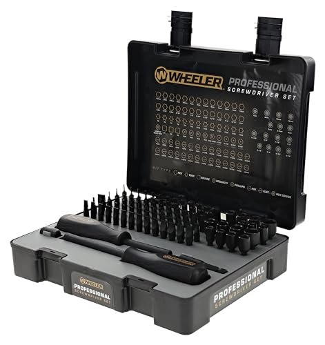 Wheeler Engineering 100-piece Professional Screwdriver Set With Durable Const...