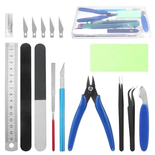 Fippy 11pcs Model Kit Tools, Gundam Model Tool Kit, Hobby Building Tools Kit ...