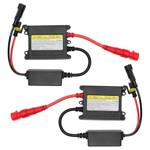 Mtrps 2 Pcs Dc 12v 55w Ultrathin Hid Ballast, Ultra Slim Xenon Headlight Stab...