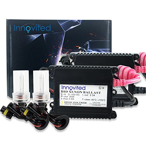 Innovited 35w Dc Slim Digital Ballast X 1 Pair With Hid Xenon Bulb X 1 Pair B...