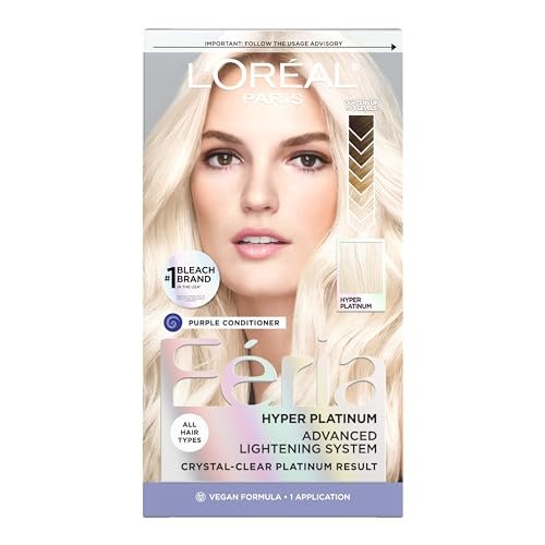L'oreal Paris Feria Hyper Platinum Advanced Lightening System Hair Bleach, Li...