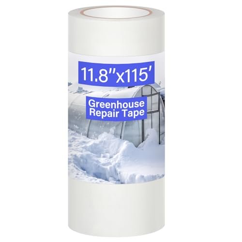 Innconee 11.8'' X 115' Greenhouse Repair Tape 6.3 Mil Thickness Heavy Duty Gr...