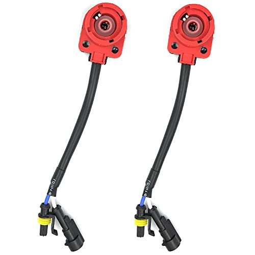 Fainwan 2pcs D2s D2r D2c Xenon Hid Bulb/kit Socket Amp Wire Cable Plug Adapte...
