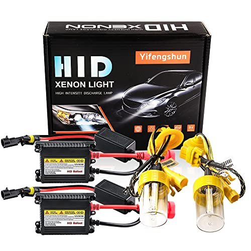 H7 Hid Headlight Bulbs 6000k Xenon White With 55w Dc Slim Hid Ballast By Yife...