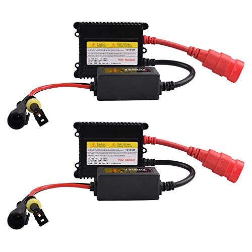 Wrdlosy 2pcs Dc 12v 55w Super Slim Hid Ballast Kit