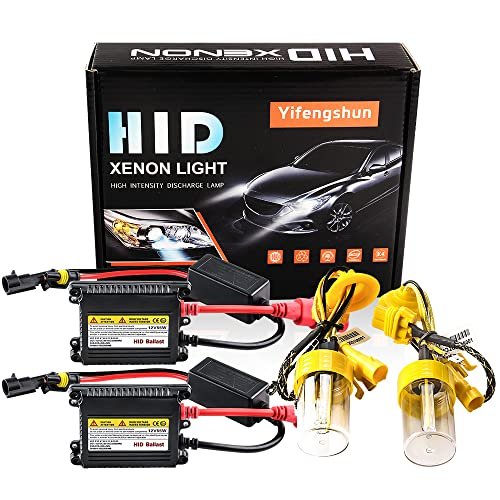 H1 Hid Headlight Bulbs 6000k Xenon White With 55w Dc Slim Hid Ballast By Yife...