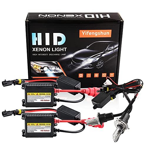 H4 Hid Headlight Bulbs 6000k Xenon White With 55w Dc Slim Hid Ballast By Yife...