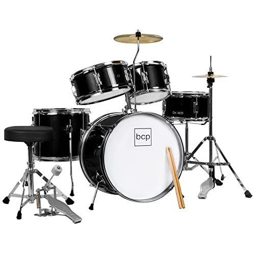Choice Products Kids 5-piece Beginner Drum Set Junior Kit, Starter Percussion...