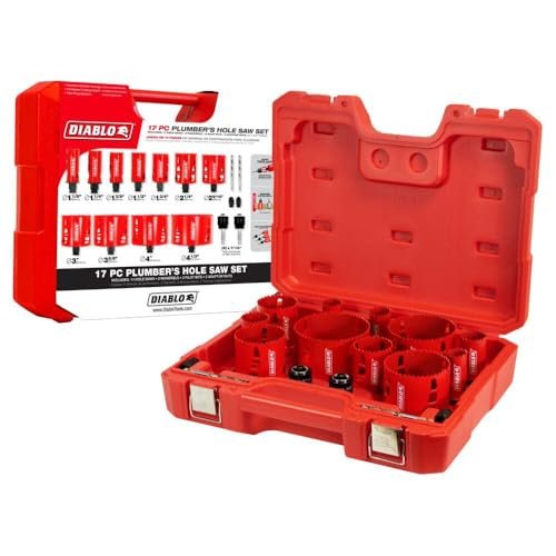 Diablo Bi-metal Hole Saw Set For Plumbers