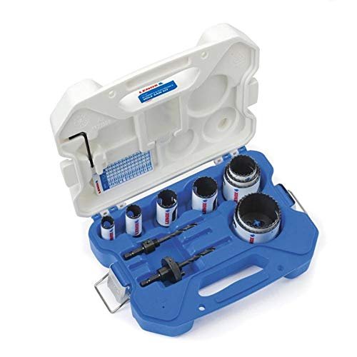Lenox Hole Saw Kit, Bi-metal, T3 Electricians/plumbers Kit, 13 Piece (1786647)