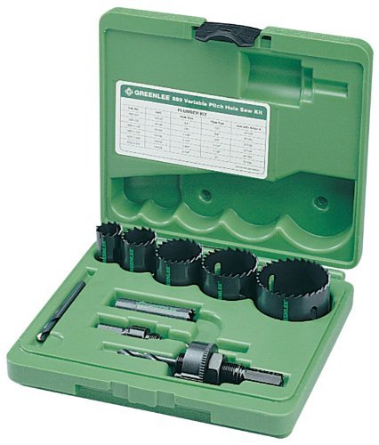 Greenlee Holesaw Kit, Plumbers 889
