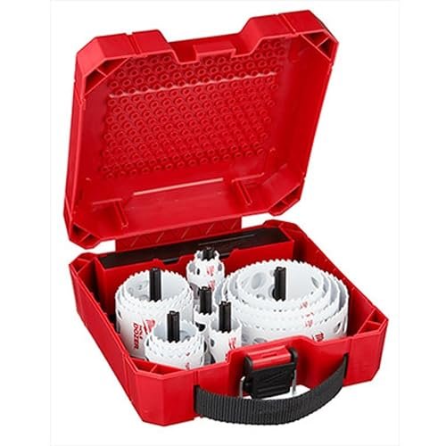 Milwaukee 49-22-4105 Master Electricians Ice Hardened Hole Saw Kit 19 Piece