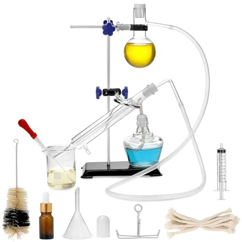 Qwork 12 Pieces 100 Ml Home Distillation Apparatus Set