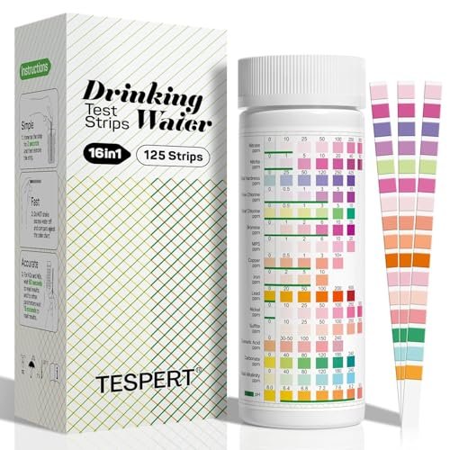 Tespert Drinking Water Test Strips 125ct 16 In 1