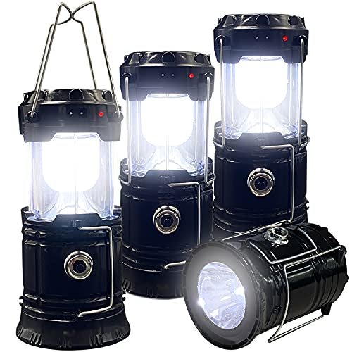 Collapsible Portable Led Camping Lantern Xtauto Lightweight Waterproof Solar ...