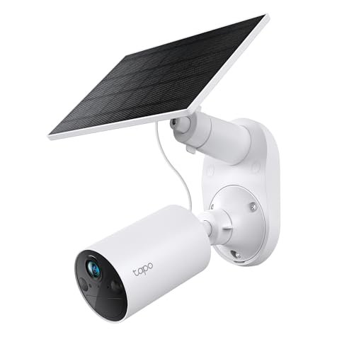Tapo Tp-link 𝗧𝗮𝗽𝗼 Solarcam C402 Kit, Outdoor Battery Camera W/solar Panel...