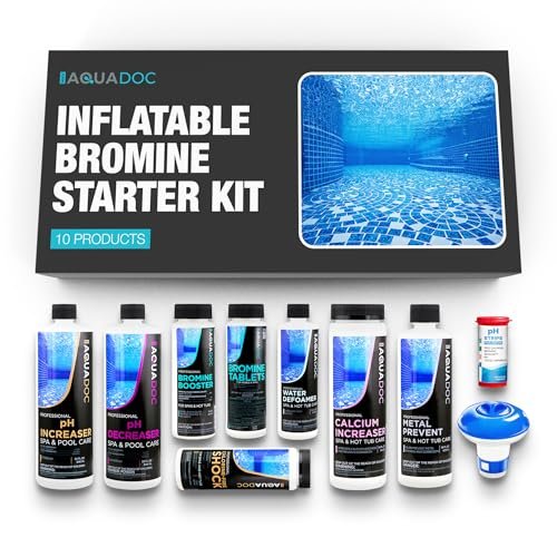 Inflatable Hot Tub Chemical Kit With Bromine Tablets