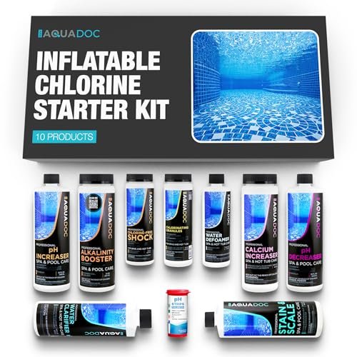 Aquadoc Inflatable Hot Tub Chemical Kit With Chlorine