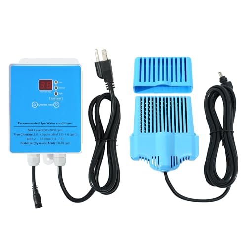 Hot Tub Salt System Conversion Kit For Swim Spas And Hot Tubs Up To 2000 Gall...