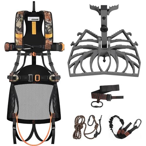 Kalkal Complete Tree Saddle Hunting System, Hunting Saddle Kit With Aluminum ...