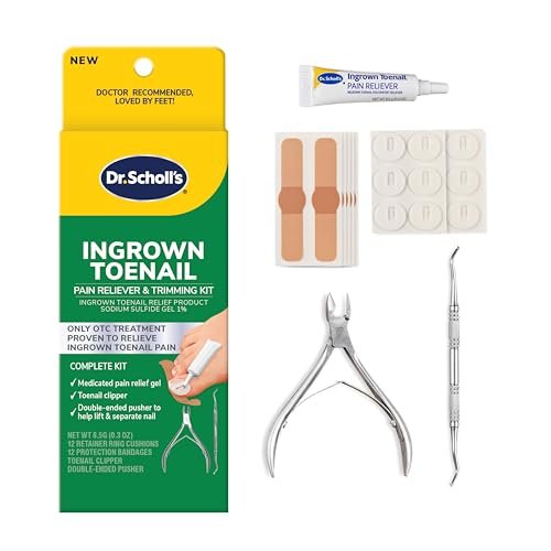 Dr. Scholl's Ingrown Toenail Pain Reliever & Trimming Kit, 0.3 Oz // Only Otc...